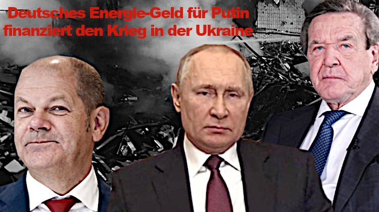 Olaf Scholz (SPD), Gerhard Schr&ouml;der (SPD) und Wladimir Putin