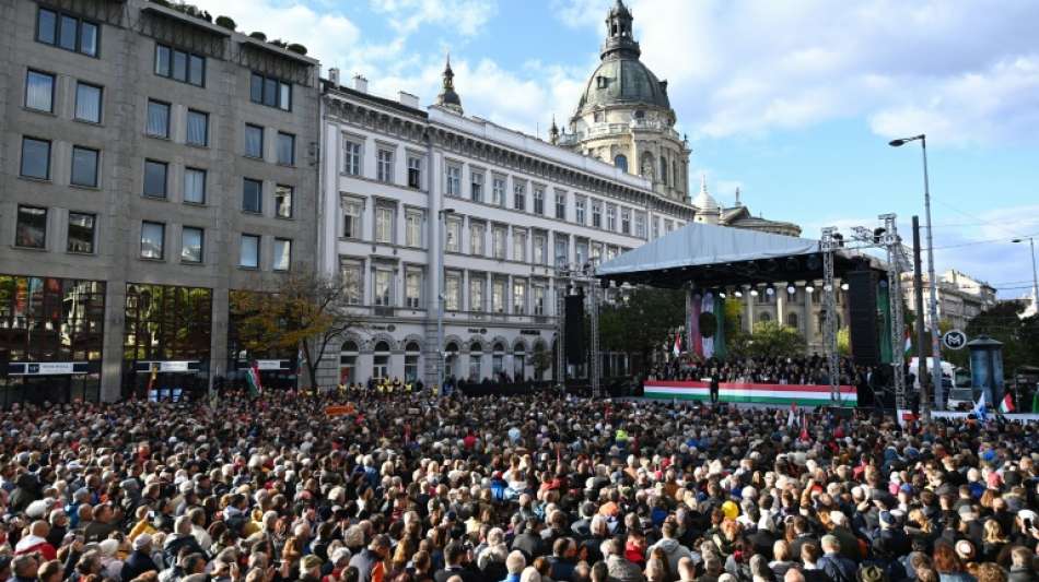 Orban und Oppositionskandidat Marki-Zay nutzen Ungarns Nationalfeiertag f&uuml;r Wahlkampf