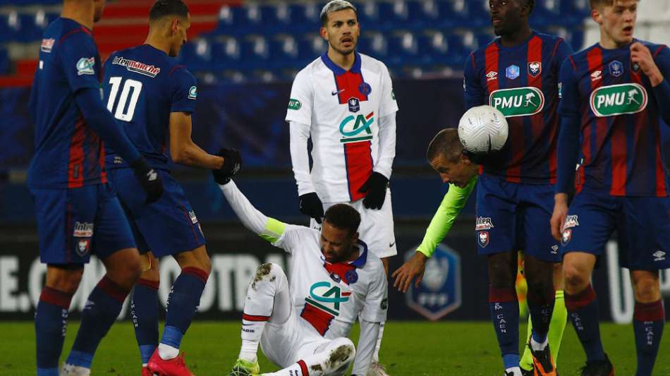 Sorge um Neymar tr&uuml;bt PSG-Pflichtsieg im Pokal