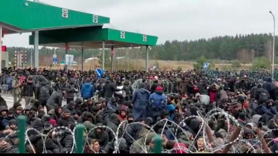 Polen meldet Andrang von hunderten Fl&uuml;chtlingen an einem Grenzposten zu Belarus