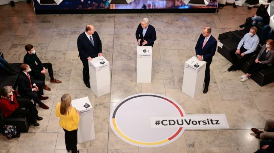 Bewerber f&uuml;r CDU-Vorsitz werben um Zustimmung der Basis