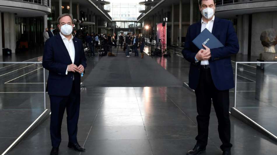 Laschet und S&ouml;der untermauern Ambitionen auf Kanzlerkandidatur