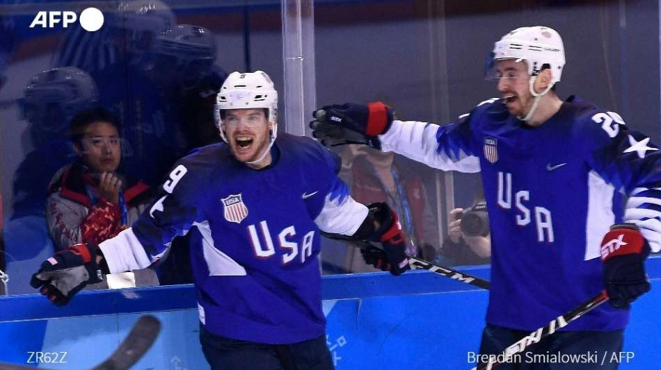 US-Eishockeyteam mit 15 Collegespielern zu Olympia