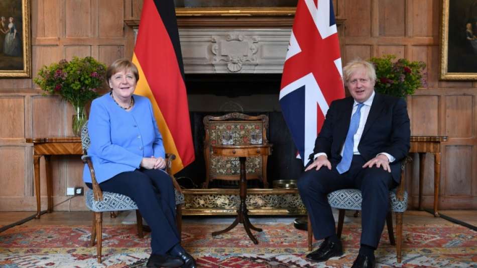 Merkel und Johnson wollen bilaterale Beziehungen st&auml;rken