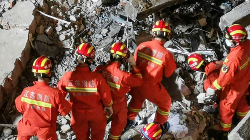 Insgesamt 17 Tote bei Einsturz von Hotel im Osten Chinas
