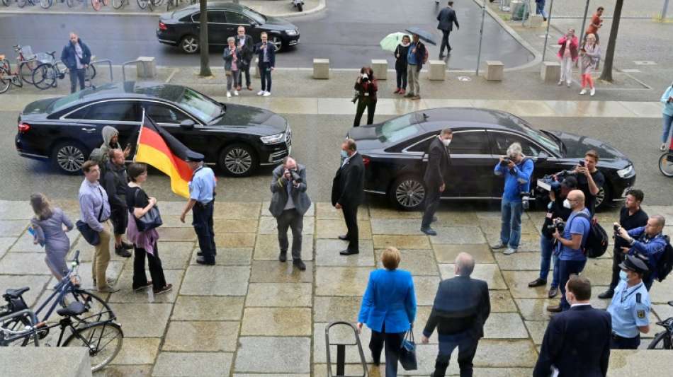 Merkel h&auml;lt ihre voraussichtlich letzte Rede im Bundestag