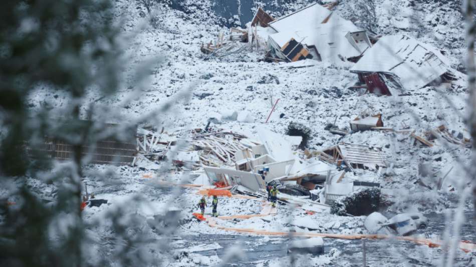 Fünftes Todesopfer nach Erdrutsch in Norwegen geborgen
