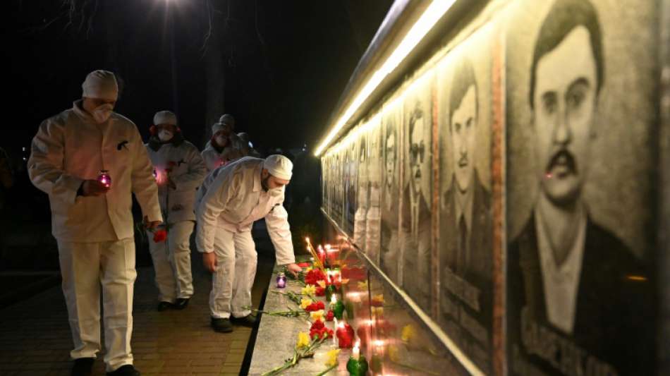 Ukraine gedenkt des Atomungl&uuml;cks von Tschernobyl vor 35 Jahren