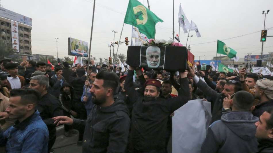 Tod von Terrorist Soleimani: Proteste zu erstem Todestag