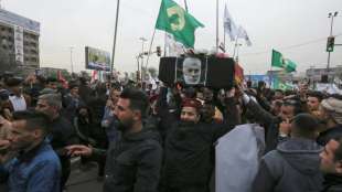 Tod von Terrorist Soleimani: Proteste zu erstem Todestag