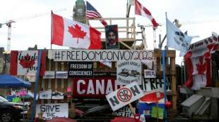 US-Regierung ruft Kanada zu sch&auml;rferem Vorgehen gegen Trucker-Proteste auf