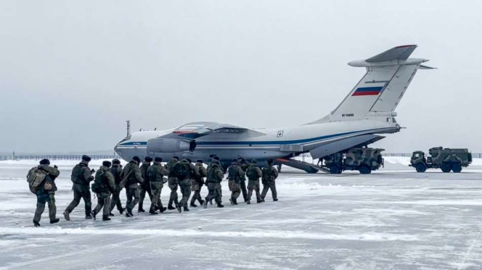 Von Russland gef&uuml;hrtes Milit&auml;rb&uuml;ndnis greift nach Protesten in Kasachstan ein