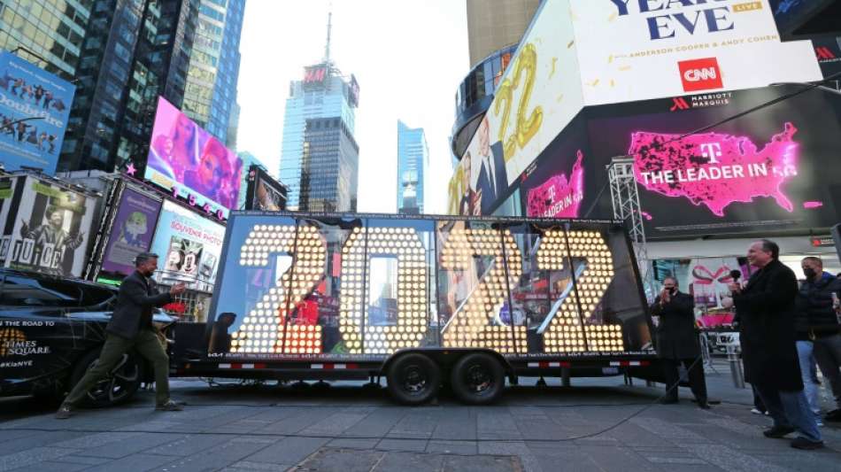 Silvesterfeier am Times Square in New York wegen Pandemie eingeschrumpft