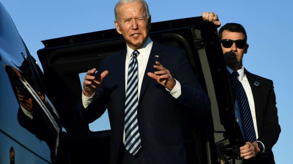 Biden in Gro&szlig;britannien eingetroffen