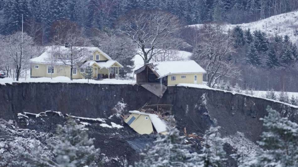 Vier Todesopfer nach Erdrutsch in Norwegen geborgen