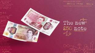 Bank of England w&uuml;rdigt Informatik-Pionier Turing mit neuer 50-Pfund-Note