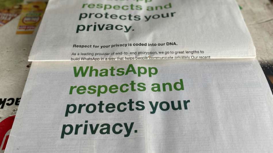 WhatsApp sichert Nutzern nach Wirbel um Datenschutz-&Auml;nderungen Privatsph&auml;re zu