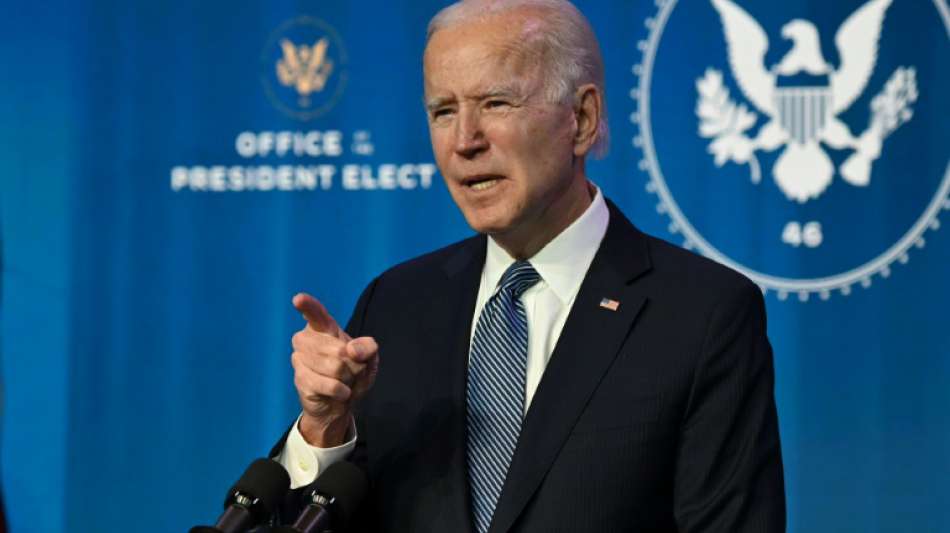 Biden verurteilt Kapitol-Unruhen als einen der "d&uuml;stersten Tage" f&uuml;r die USA