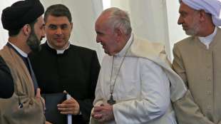 Papst betet im Irak f&uuml;r "Frieden" im ganzen Nahen Osten