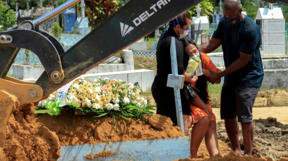 Brasilien verzeichnet zweiten Tag in Folge Rekordzahl von Corona-Toten