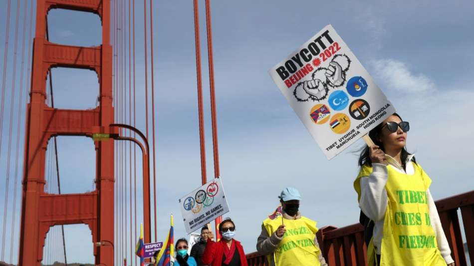 Weltweite Proteste gegen Diktatur in China und IOC