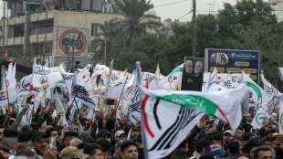 Tausende Iraker protestieren am zweiten Jahrestag von Soleimani-T&ouml;tung