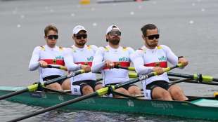M&auml;nner-Doppelvierer rudert deutlich am Finale vorbei
