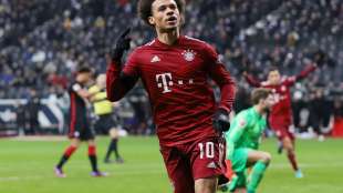 Sane trifft: Bayern gewinnen mit M&uuml;he in Frankfurt