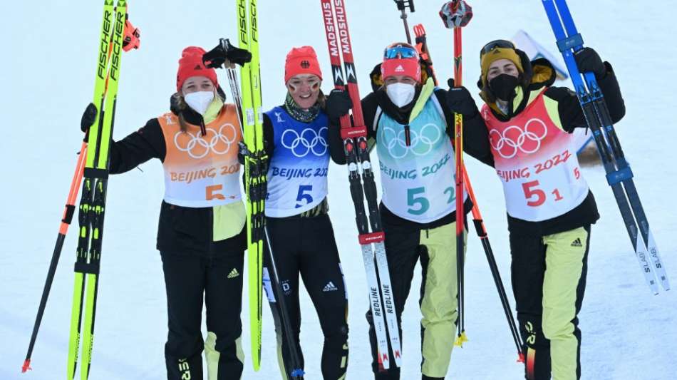 Durststrecke beendet: Biathletinnen jubeln &uuml;ber Staffel-Bronze