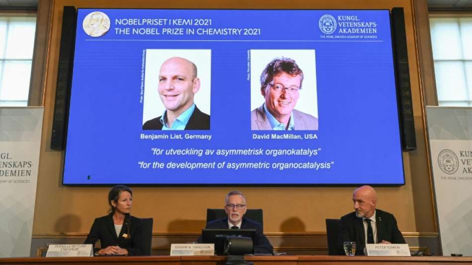 Chemie-Nobelpreis geht an Deutschen Benjamin List und einen US-Forscher