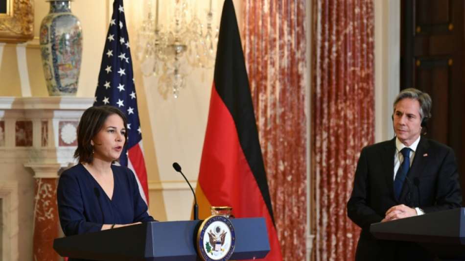 Baerbock pocht bei USA-Besuch auf Beteiligung Europas an Gespr&auml;chen mit Russland