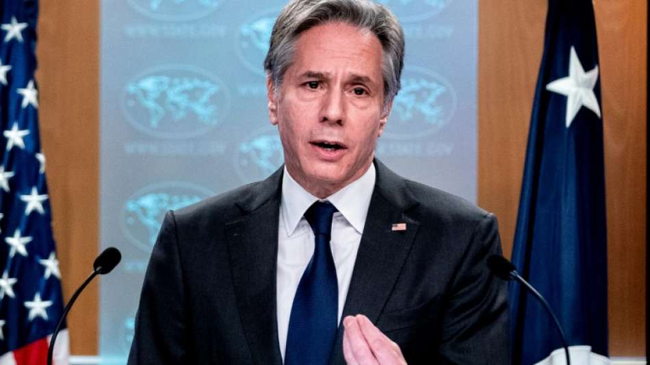 US-Au&szlig;enminister Blinken in Kiew angekommen