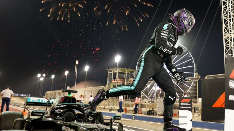 Hamilton &uuml;ber den Sieg in Bahrain: Immer wie das erste Mal
