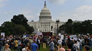 Wenige hundert Teilnehmer bei  Demo am US-Kapitol