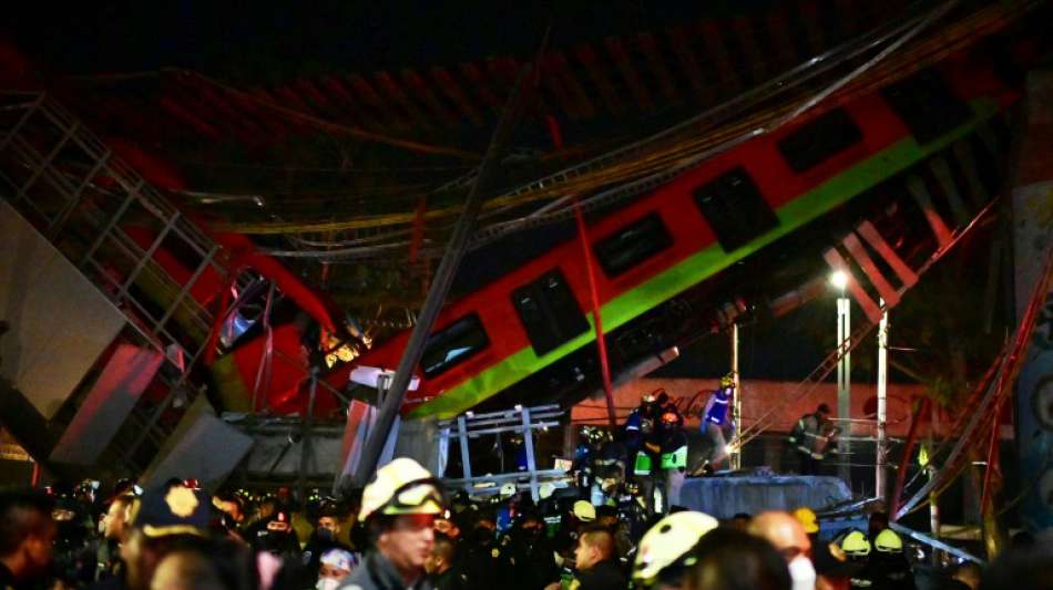 Mexiko: 20 Tote bei einem Einsturz von U-Bahn-Br&uuml;cke