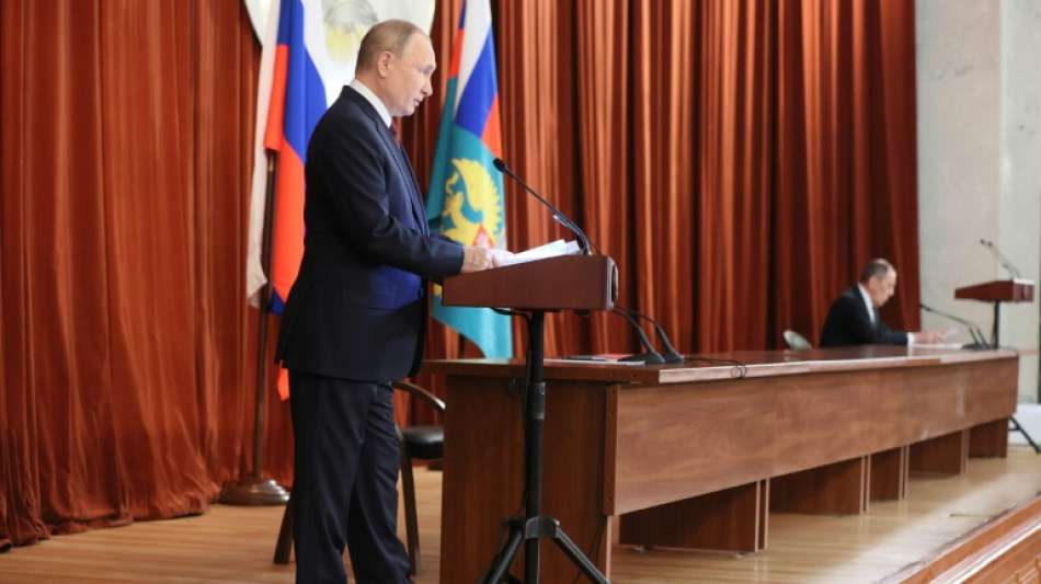 Putin wirft Westen durch Man&ouml;ver "Eskalation" im Ukraine-Konflikt vor