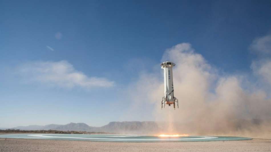 US-Raumfahrtunternehmen Blue Origin k&uuml;ndigt ersten bemannten All-Flug an