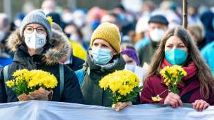 Demonstrationen f&uuml;r den Frieden in zahlreichen deutschen St&auml;dten