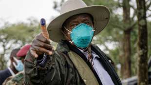 Ugandas Pr&auml;sident Museveni auf dem Weg zu sechster Amtszeit