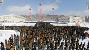 Nordkorea feiert Geburtstag des verstorbenen Staatschefs Kim Jong Il