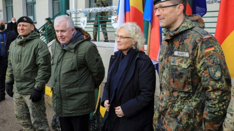 Lambrecht k&uuml;ndigt 350 weitere Bundeswehr-Soldaten f&uuml;r Litauen an