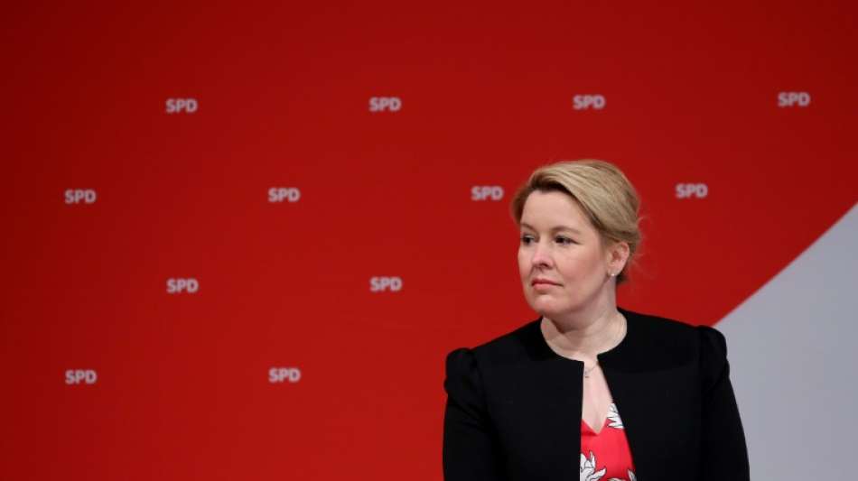 Giffey verteidigt Festhalten an Spitzenkandidatur in Berlin