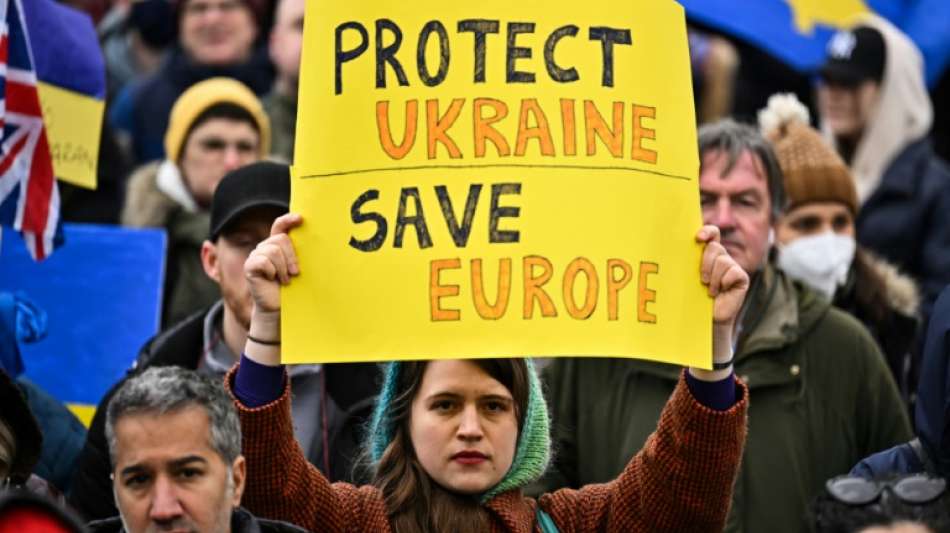Proteste in zahlreichen europ&auml;ischen St&auml;dten gegen Moskaus Krieg in der Ukraine