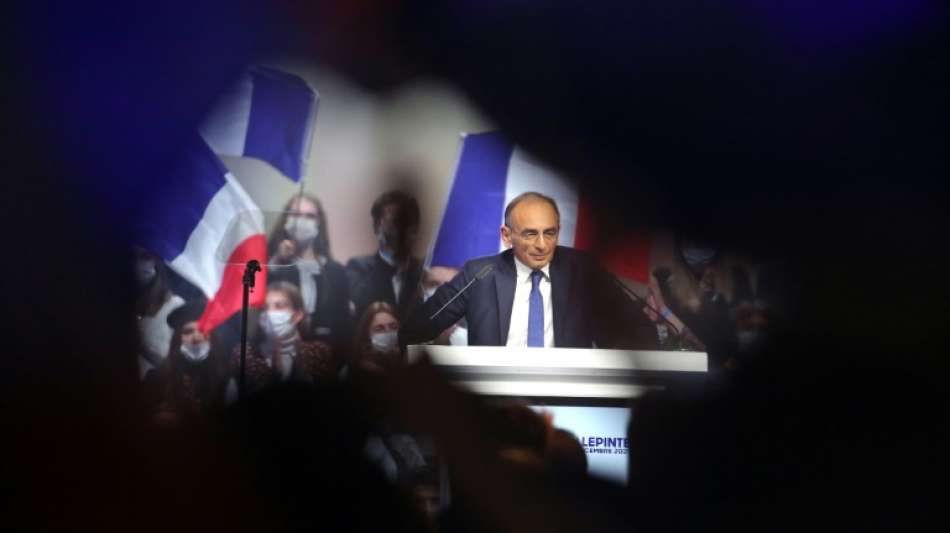 Schl&auml;gerei bei Wahlkampfauftakt von rechtsradikalem Publizisten Zemmour in Paris