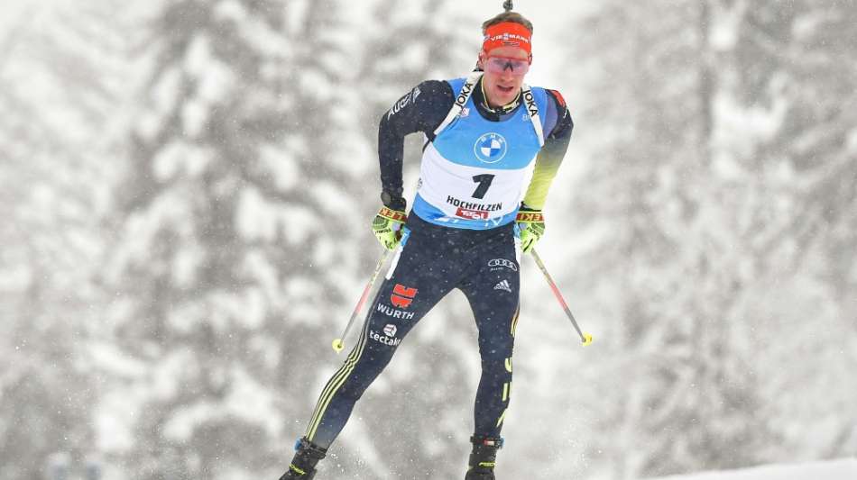 Biathlet K&uuml;hn verpasst Podium deutlich - franz&ouml;sischer Dreifachsieg