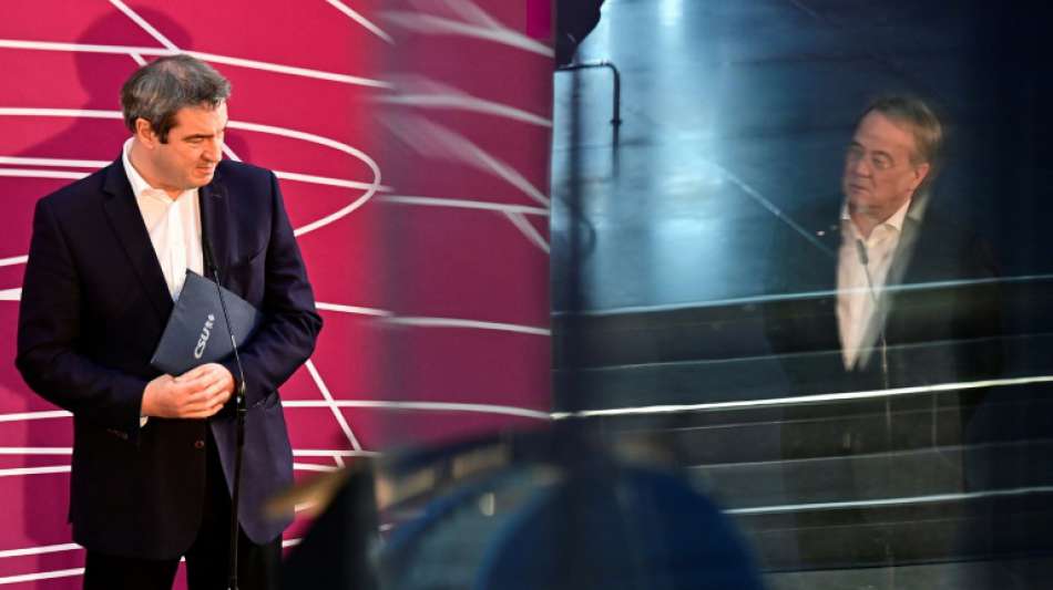 Laschet und S&ouml;der streben beide Kanzlerkandidatur an
