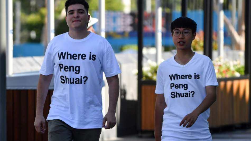 Fans d&uuml;rfen bei Australian Open nun doch "Wo ist Peng Shuai?"-T-Shirts tragen