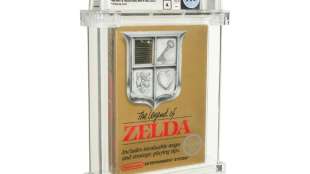 "Legend of Zelda"-Videospielkassette f&uuml;r Rekordsumme versteigert