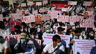 Opposition in Myanmar setzt Proteste gegen Milit&auml;rputsch fort