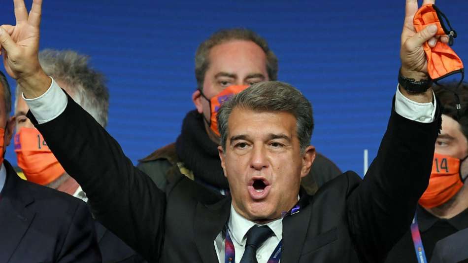Neuer Barca-Pr&auml;sident Laporta hofft auf Messi-Verbleib